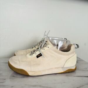 Teva Wyldland Cream Suede Sneakers Women’s Size 7
